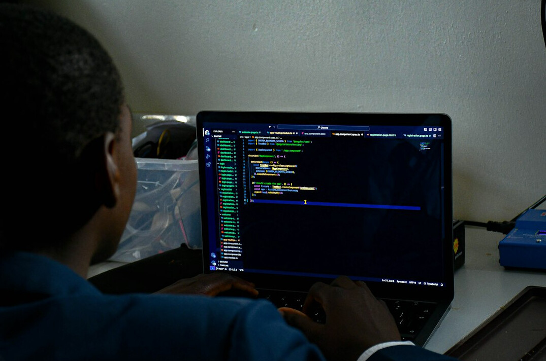young professionals coding