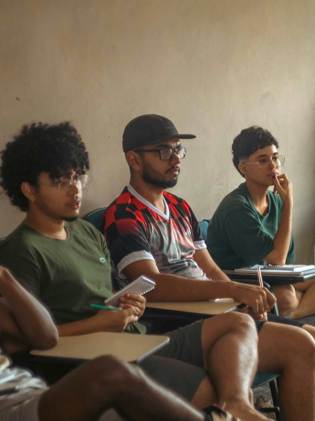 group of students in class